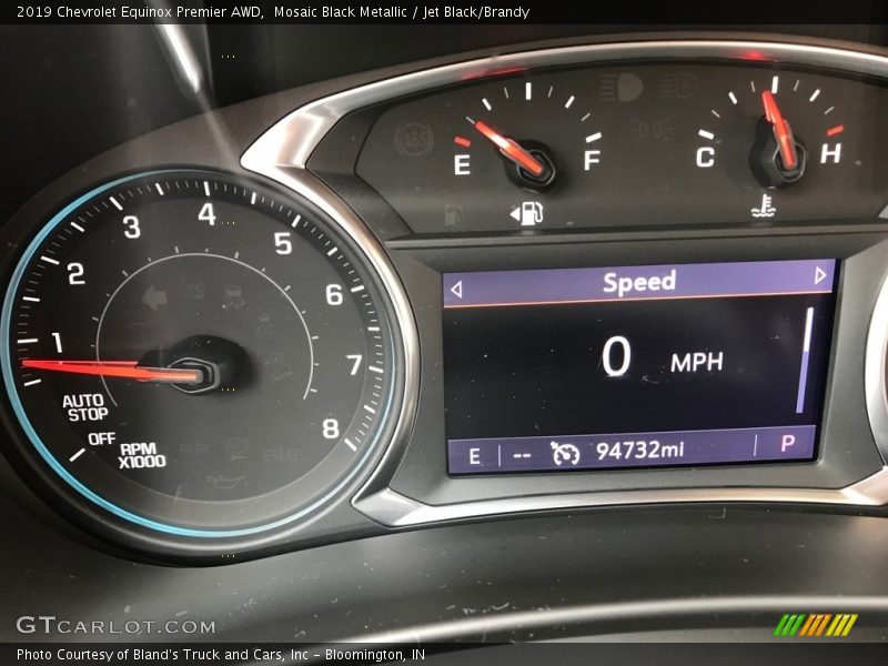 Mosaic Black Metallic / Jet Black/Brandy 2019 Chevrolet Equinox Premier AWD