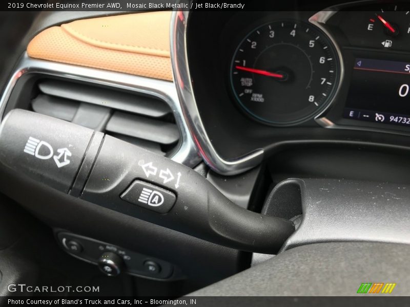 Mosaic Black Metallic / Jet Black/Brandy 2019 Chevrolet Equinox Premier AWD