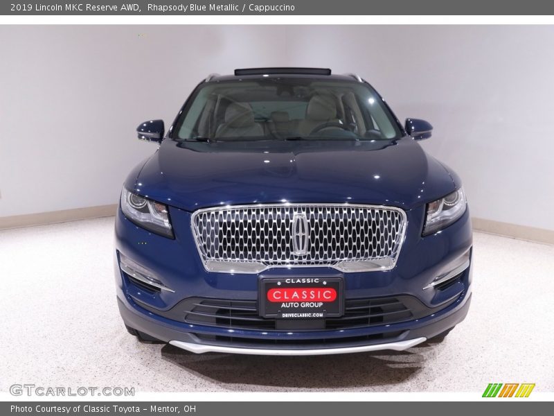 Rhapsody Blue Metallic / Cappuccino 2019 Lincoln MKC Reserve AWD