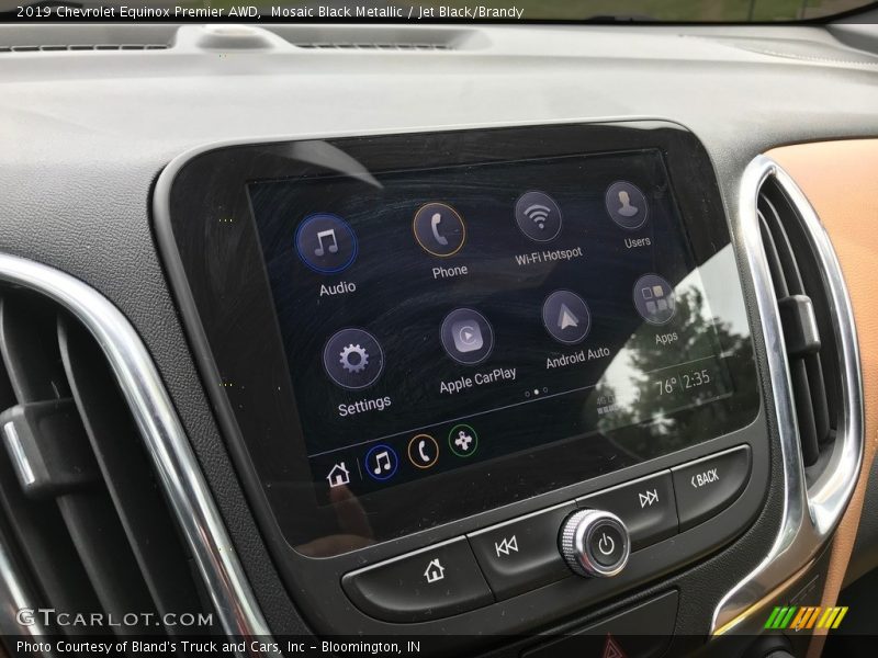 Mosaic Black Metallic / Jet Black/Brandy 2019 Chevrolet Equinox Premier AWD