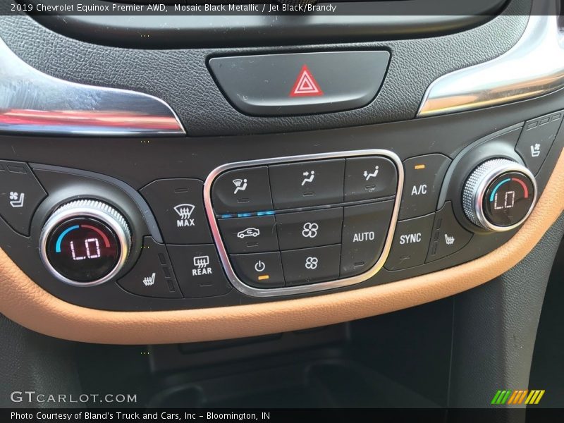 Mosaic Black Metallic / Jet Black/Brandy 2019 Chevrolet Equinox Premier AWD