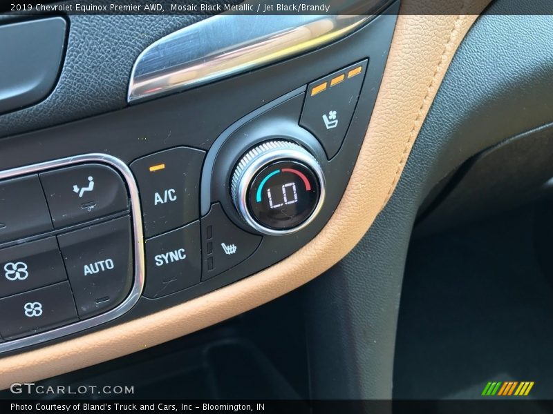 Mosaic Black Metallic / Jet Black/Brandy 2019 Chevrolet Equinox Premier AWD