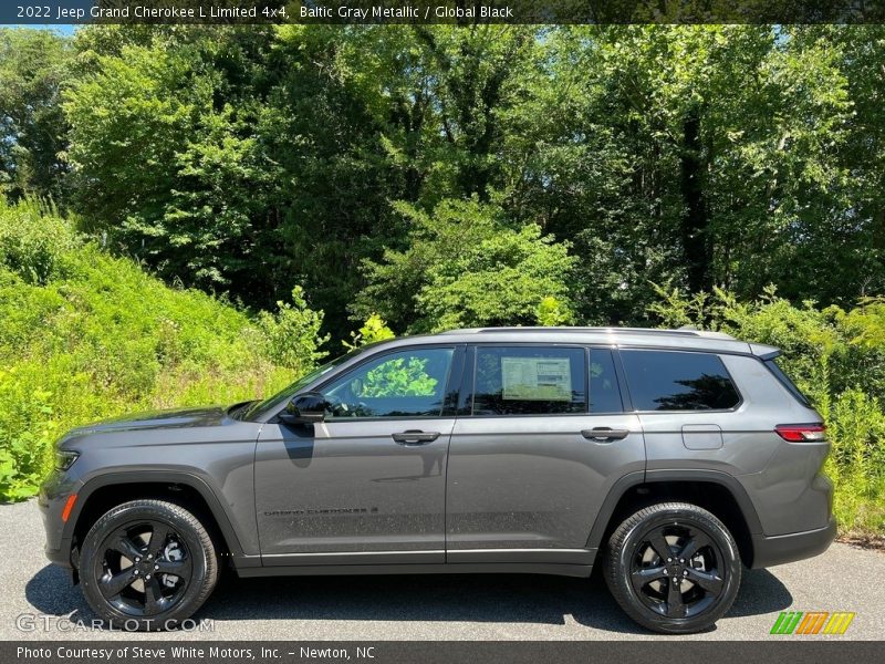 Baltic Gray Metallic / Global Black 2022 Jeep Grand Cherokee L Limited 4x4