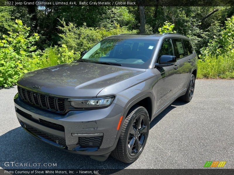 Baltic Gray Metallic / Global Black 2022 Jeep Grand Cherokee L Limited 4x4