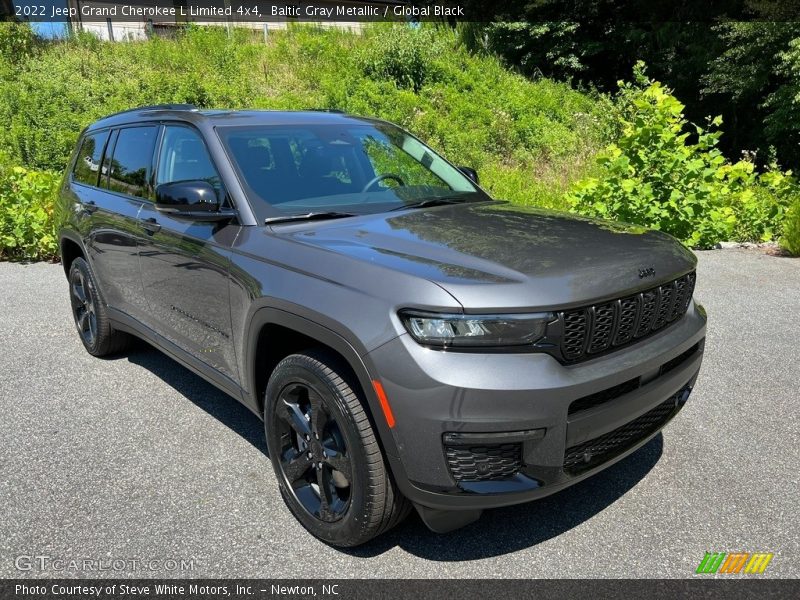 Baltic Gray Metallic / Global Black 2022 Jeep Grand Cherokee L Limited 4x4