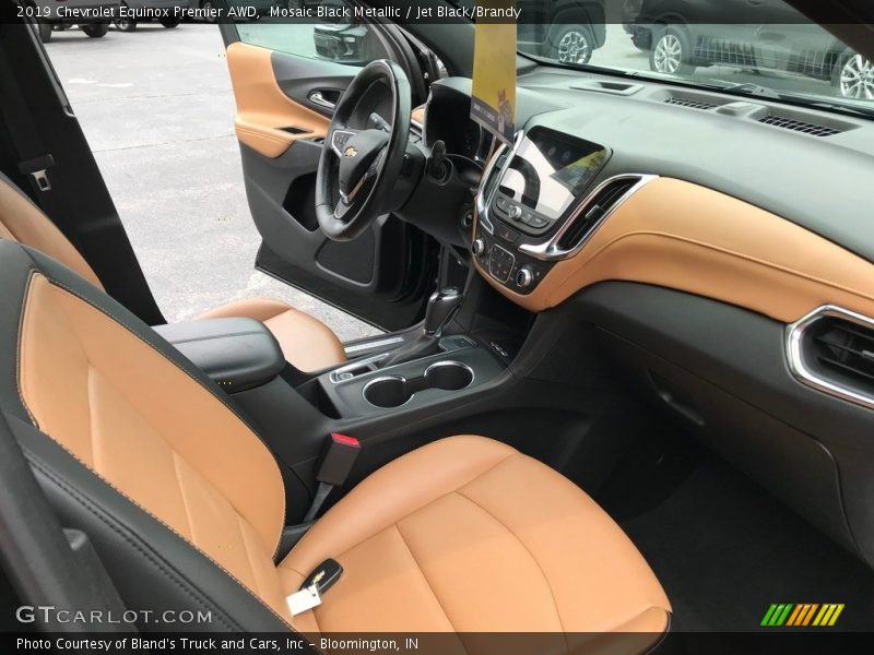 Mosaic Black Metallic / Jet Black/Brandy 2019 Chevrolet Equinox Premier AWD