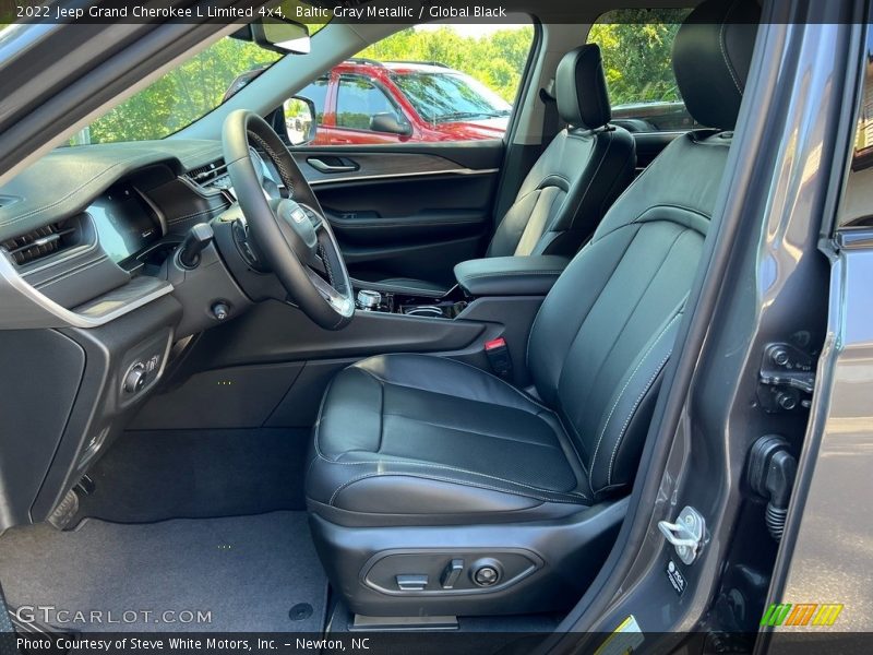 Baltic Gray Metallic / Global Black 2022 Jeep Grand Cherokee L Limited 4x4