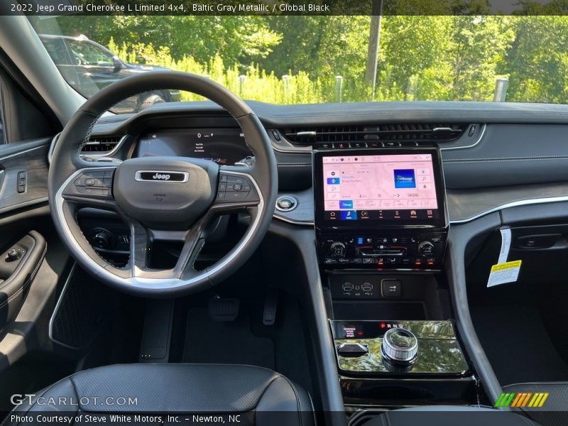 Baltic Gray Metallic / Global Black 2022 Jeep Grand Cherokee L Limited 4x4