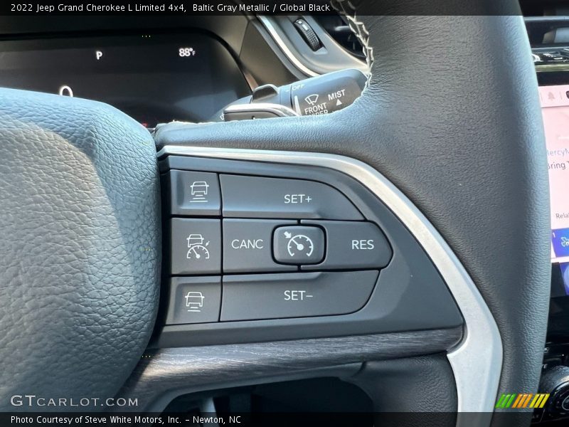 Baltic Gray Metallic / Global Black 2022 Jeep Grand Cherokee L Limited 4x4