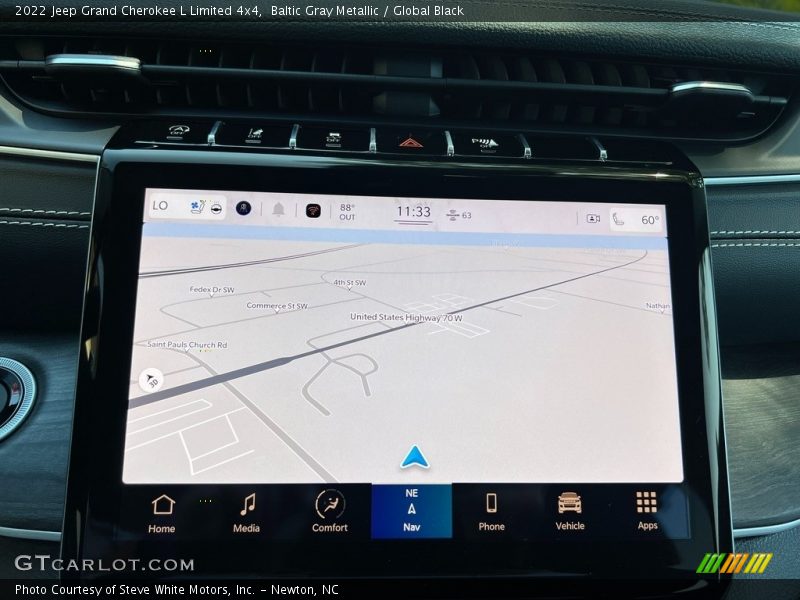 Baltic Gray Metallic / Global Black 2022 Jeep Grand Cherokee L Limited 4x4