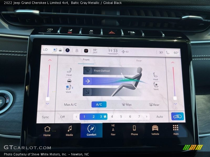 Baltic Gray Metallic / Global Black 2022 Jeep Grand Cherokee L Limited 4x4