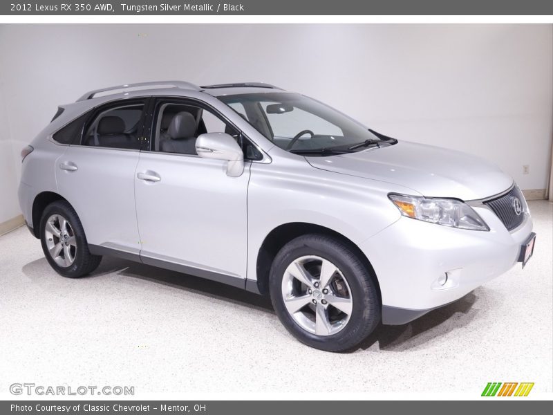 Tungsten Silver Metallic / Black 2012 Lexus RX 350 AWD
