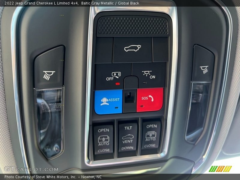 Baltic Gray Metallic / Global Black 2022 Jeep Grand Cherokee L Limited 4x4