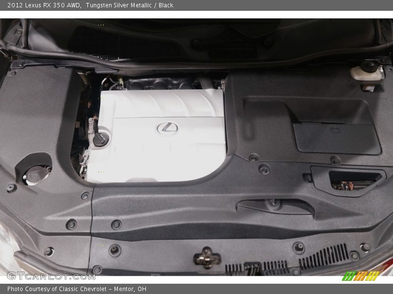 Tungsten Silver Metallic / Black 2012 Lexus RX 350 AWD