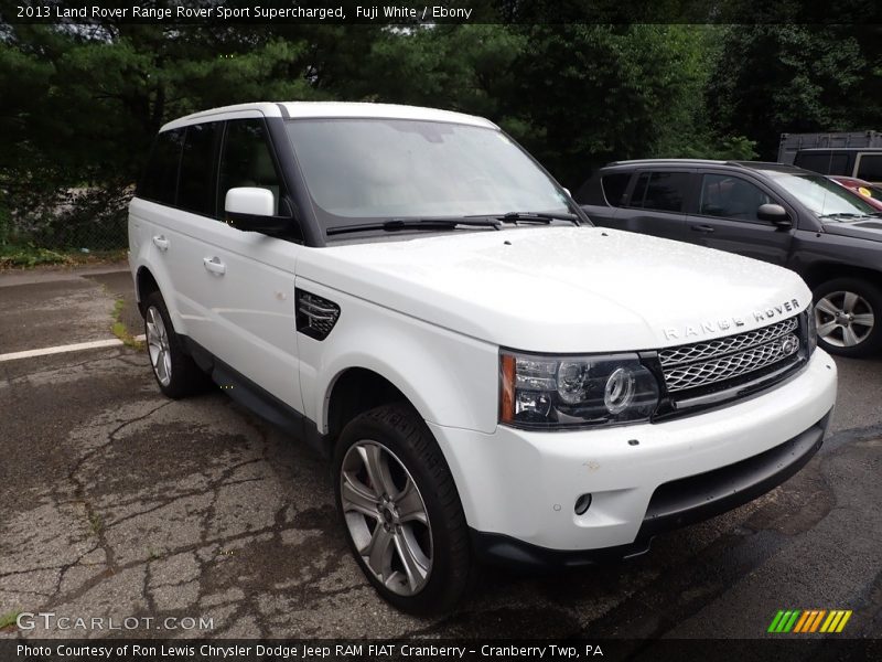 Fuji White / Ebony 2013 Land Rover Range Rover Sport Supercharged