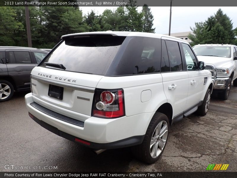 Fuji White / Ebony 2013 Land Rover Range Rover Sport Supercharged