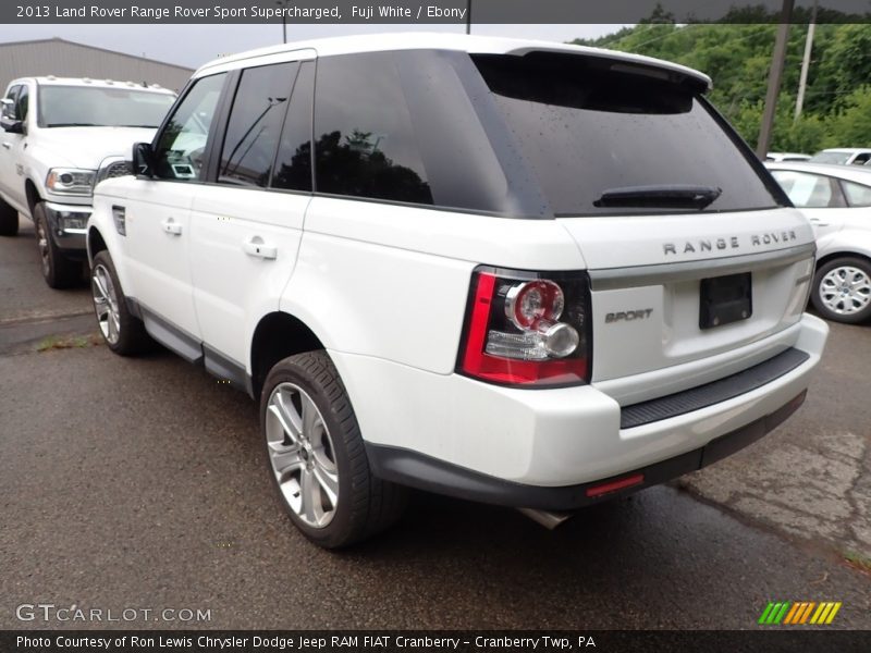 Fuji White / Ebony 2013 Land Rover Range Rover Sport Supercharged