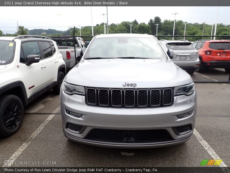 Billet Silver Metallic / Black 2021 Jeep Grand Cherokee High Altitude 4x4