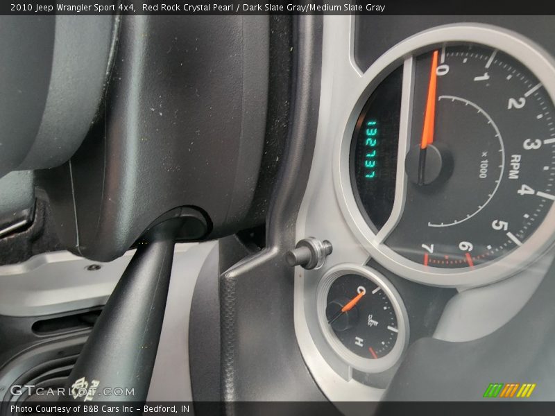 Red Rock Crystal Pearl / Dark Slate Gray/Medium Slate Gray 2010 Jeep Wrangler Sport 4x4