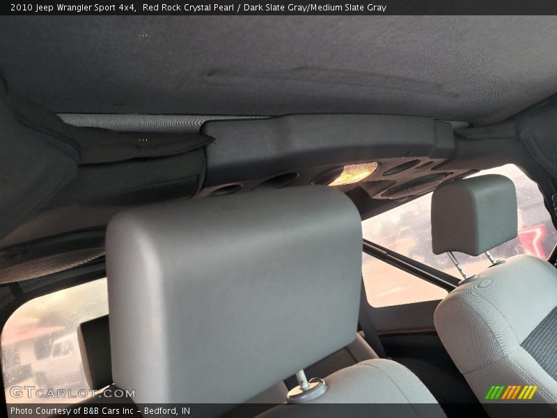 Red Rock Crystal Pearl / Dark Slate Gray/Medium Slate Gray 2010 Jeep Wrangler Sport 4x4