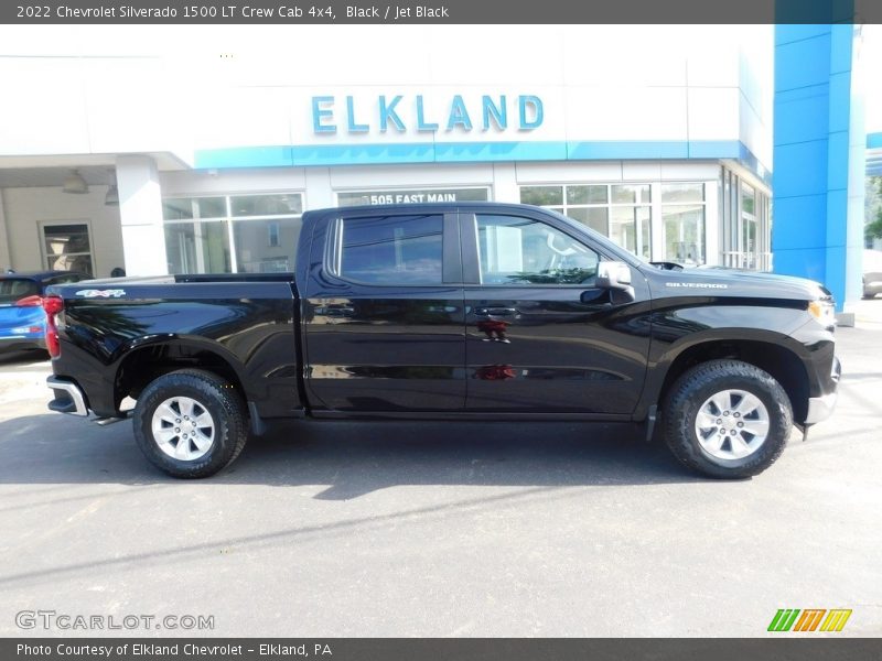 Black / Jet Black 2022 Chevrolet Silverado 1500 LT Crew Cab 4x4