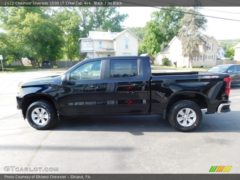 Black / Jet Black 2022 Chevrolet Silverado 1500 LT Crew Cab 4x4