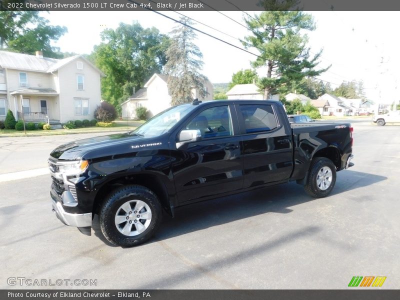 Black / Jet Black 2022 Chevrolet Silverado 1500 LT Crew Cab 4x4