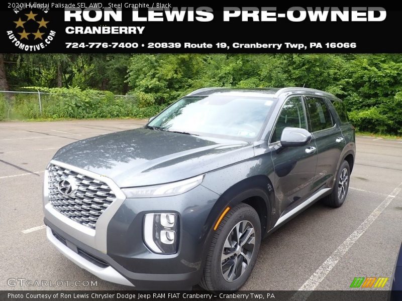 Steel Graphite / Black 2020 Hyundai Palisade SEL AWD