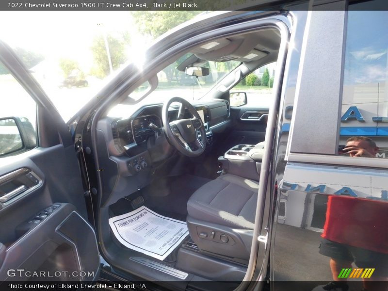 Black / Jet Black 2022 Chevrolet Silverado 1500 LT Crew Cab 4x4