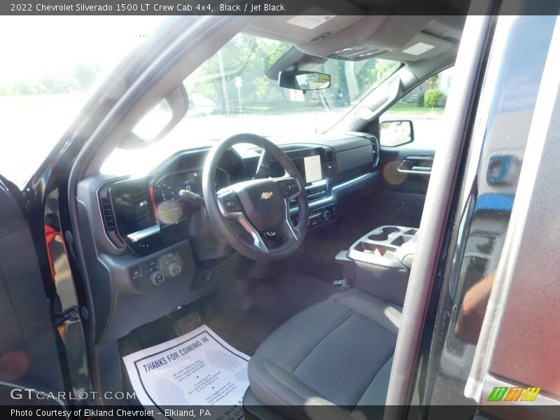 Black / Jet Black 2022 Chevrolet Silverado 1500 LT Crew Cab 4x4