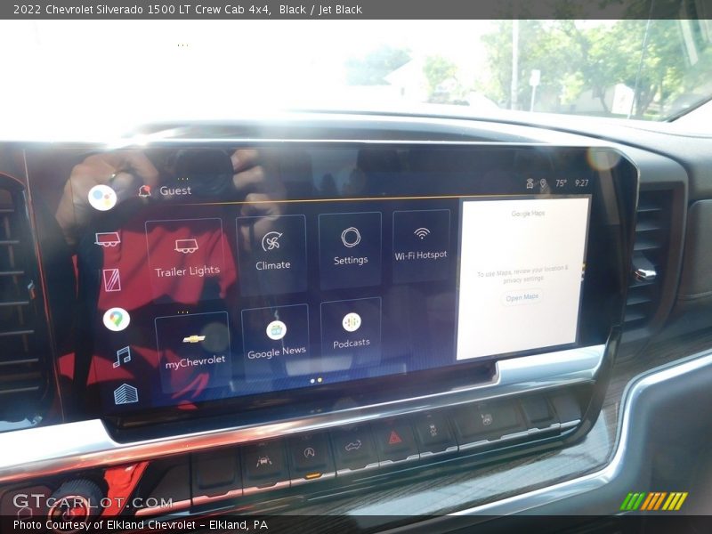 Black / Jet Black 2022 Chevrolet Silverado 1500 LT Crew Cab 4x4