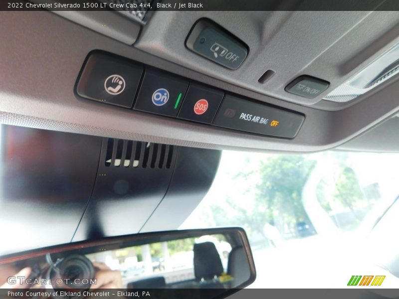 Black / Jet Black 2022 Chevrolet Silverado 1500 LT Crew Cab 4x4