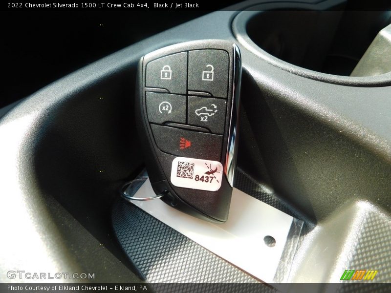 Black / Jet Black 2022 Chevrolet Silverado 1500 LT Crew Cab 4x4