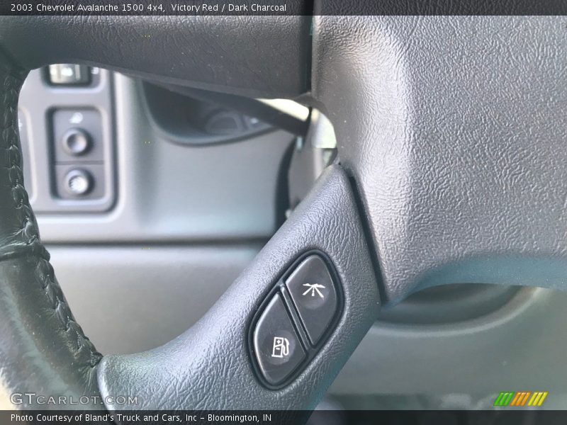 Victory Red / Dark Charcoal 2003 Chevrolet Avalanche 1500 4x4