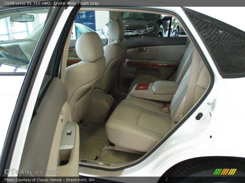 Crystal White / Light Gray 2008 Lexus RX 350 AWD