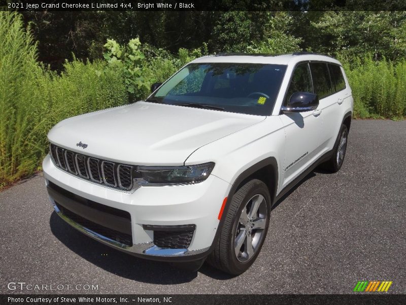 Bright White / Black 2021 Jeep Grand Cherokee L Limited 4x4