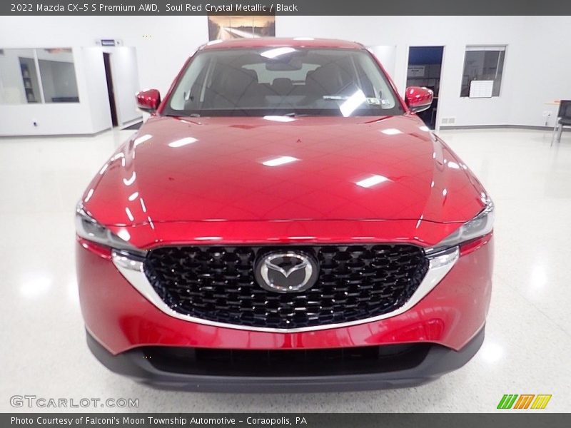 Soul Red Crystal Metallic / Black 2022 Mazda CX-5 S Premium AWD