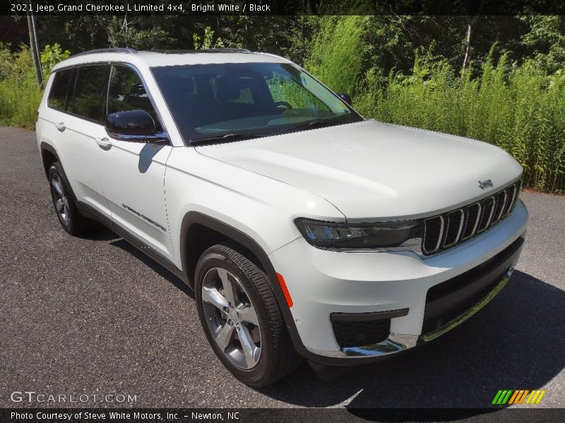 Bright White / Black 2021 Jeep Grand Cherokee L Limited 4x4