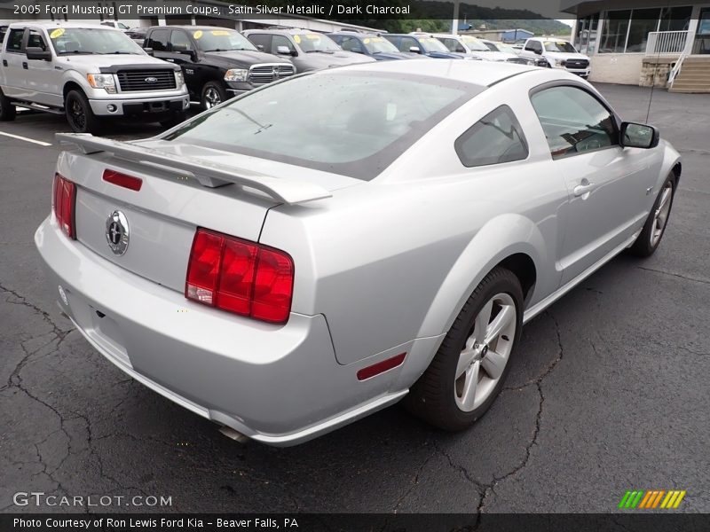 Satin Silver Metallic / Dark Charcoal 2005 Ford Mustang GT Premium Coupe