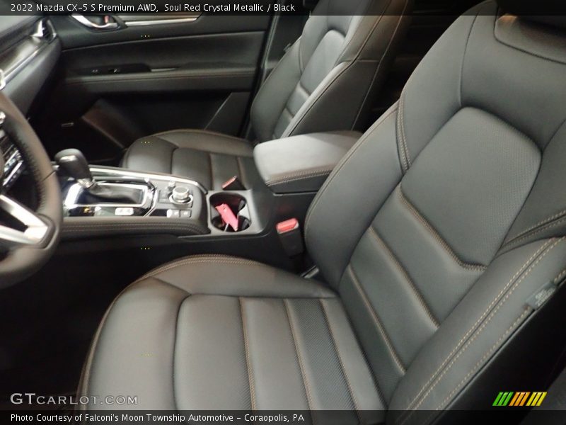Soul Red Crystal Metallic / Black 2022 Mazda CX-5 S Premium AWD