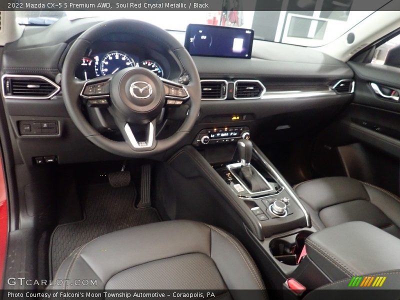  2022 CX-5 S Premium AWD Black Interior