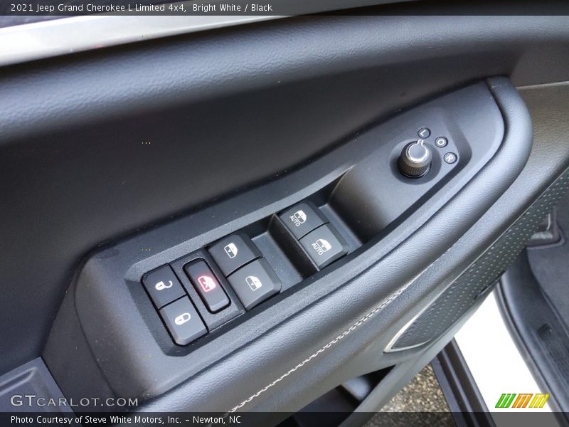 Bright White / Black 2021 Jeep Grand Cherokee L Limited 4x4