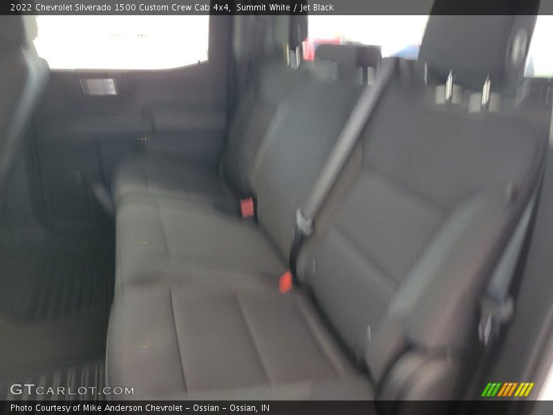 Summit White / Jet Black 2022 Chevrolet Silverado 1500 Custom Crew Cab 4x4