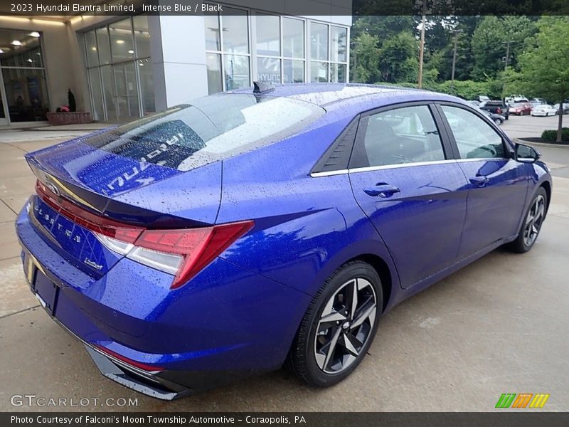 Intense Blue / Black 2023 Hyundai Elantra Limited