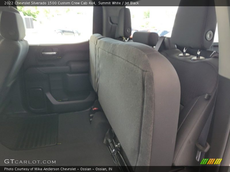 Summit White / Jet Black 2022 Chevrolet Silverado 1500 Custom Crew Cab 4x4
