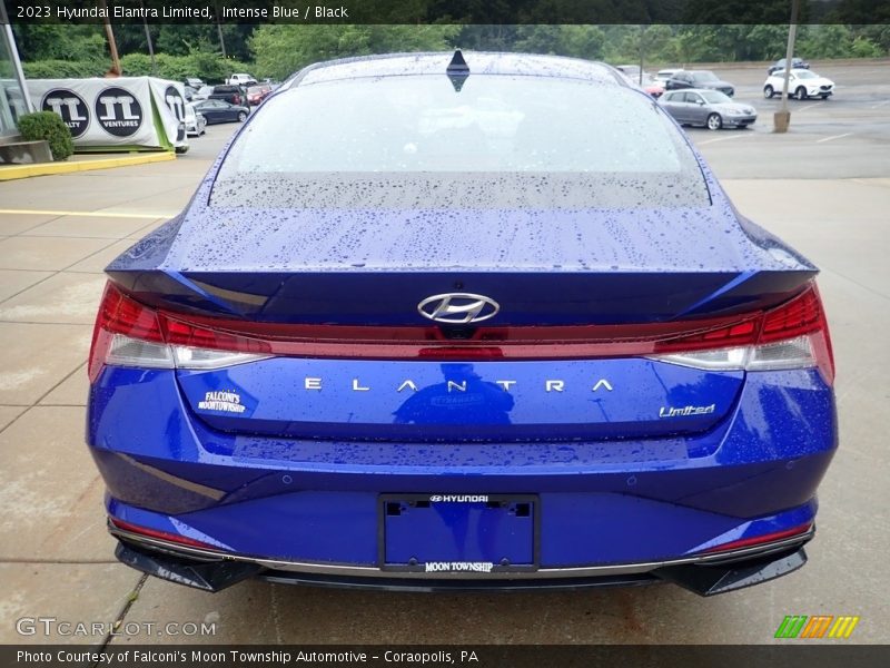 Intense Blue / Black 2023 Hyundai Elantra Limited
