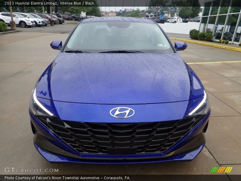 Intense Blue / Black 2023 Hyundai Elantra Limited