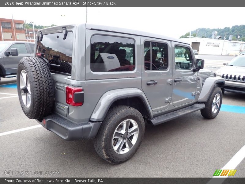 Sting-Gray / Black 2020 Jeep Wrangler Unlimited Sahara 4x4
