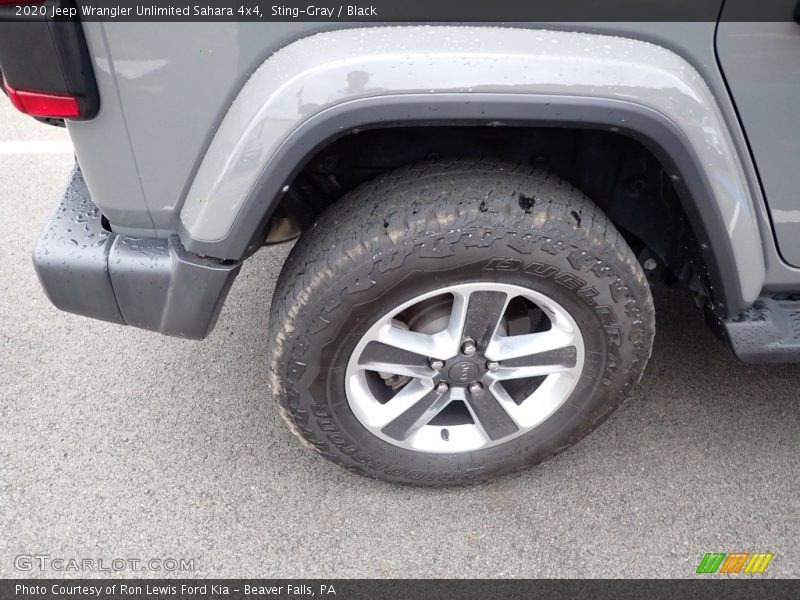 Sting-Gray / Black 2020 Jeep Wrangler Unlimited Sahara 4x4