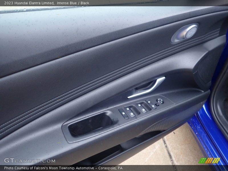 Intense Blue / Black 2023 Hyundai Elantra Limited